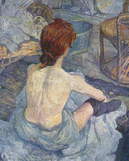 Henri de toulouse-lautrec La Toilette, early painting Spain oil painting art